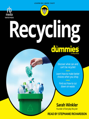 cover image of Recycling For Dummies